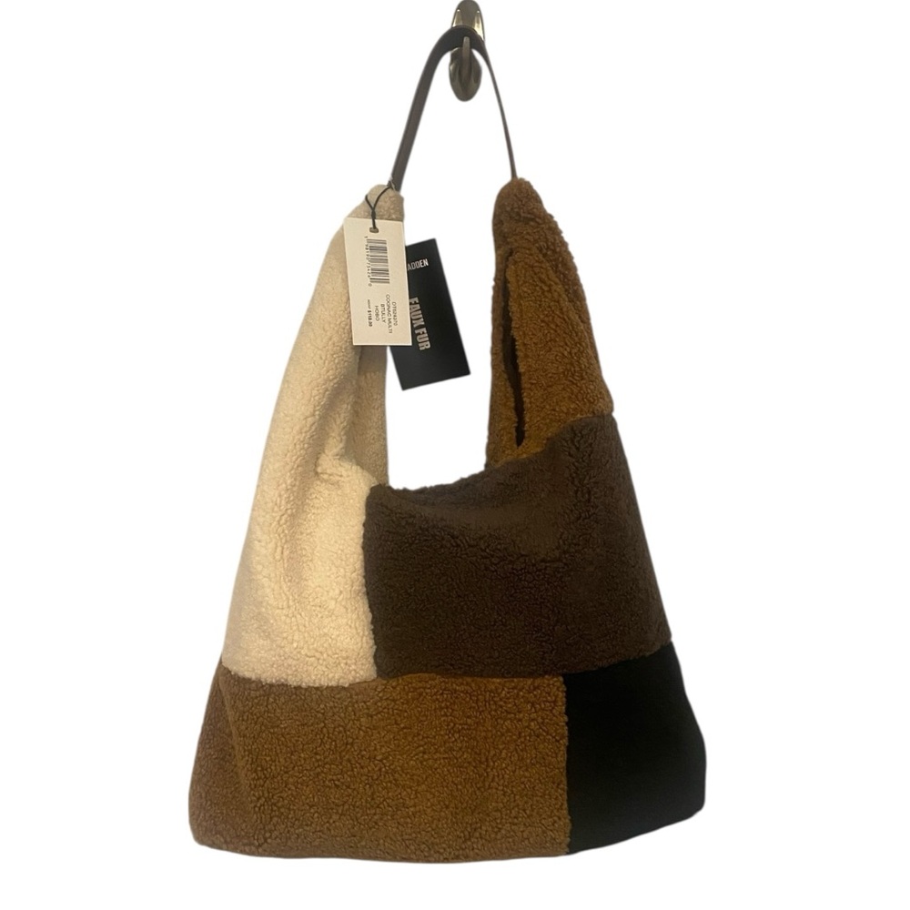 STEVE MADDEN Cognac Multi Patchwork BTully NWT Ho… - image 11